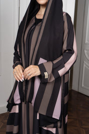 Silk-Touch Satin Abaya