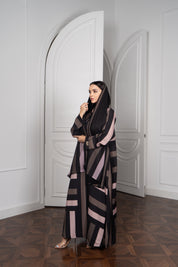 Silk-Touch Satin Abaya