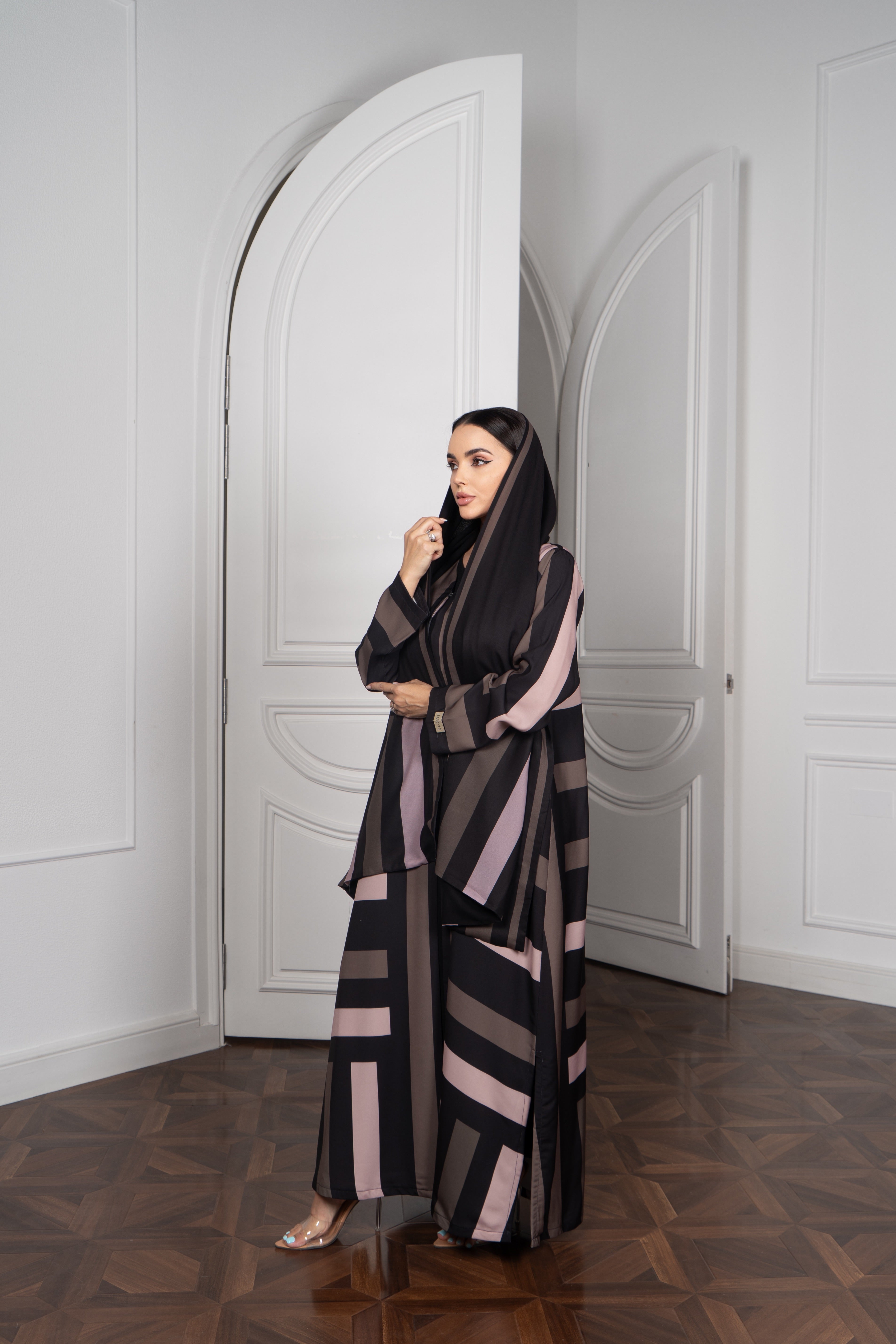 Silk-Touch Satin Abaya