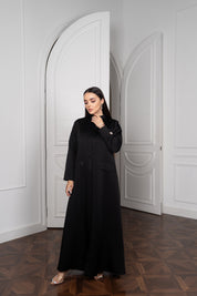 Satin Abaya - Black